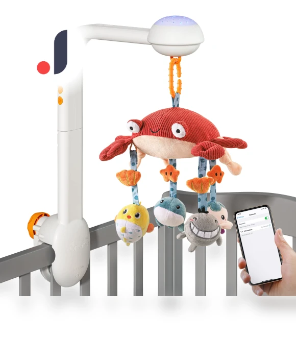 Mobile Crib Toy with Projection Night Light — Sleep Soothers, Toys-Glory Fourall