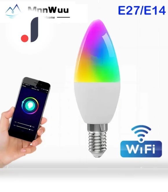 RGB LED Smart Candle Bulb — LED, MnnWuu