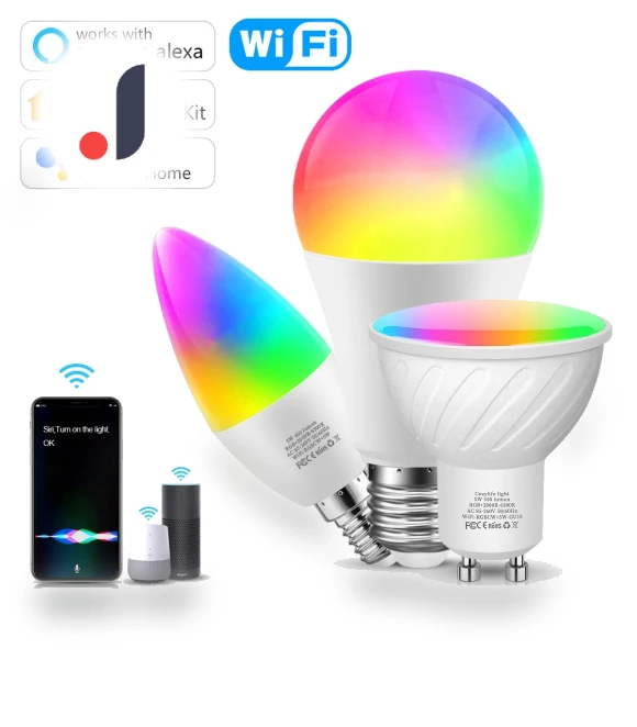 RGB LED Smart WiFi Bulb — LED, MALITAI