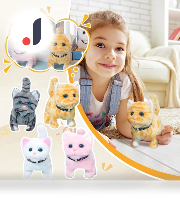 Robotic Pet Companion Cat — Interactive Animal Companions, KOBE777