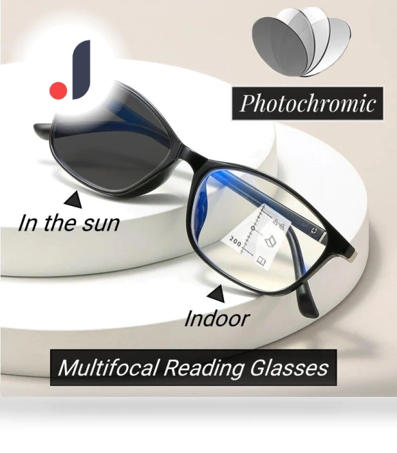Smart Photochromic Multifocal Reading Glasses — Smart Glasses, CICI Global Glasses