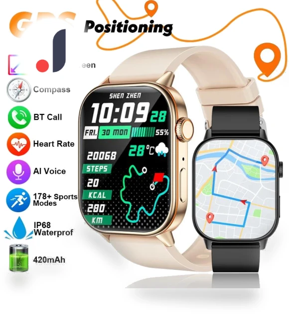 Smart Watch with GPS Positioning — Smartwatches, SACOSDING