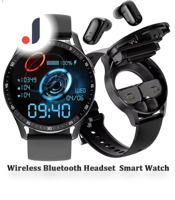 Smart Watch with TWS Bluetooth Headphones — Smartwatches, ElectronicsHome