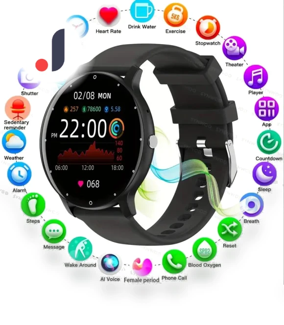 Smartwatch for Men with Full Touch Screen — Smartwatches, ElectronicsHome