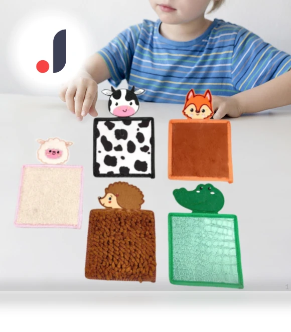 Textured Touch Mat — Floor Games, Colorful summer