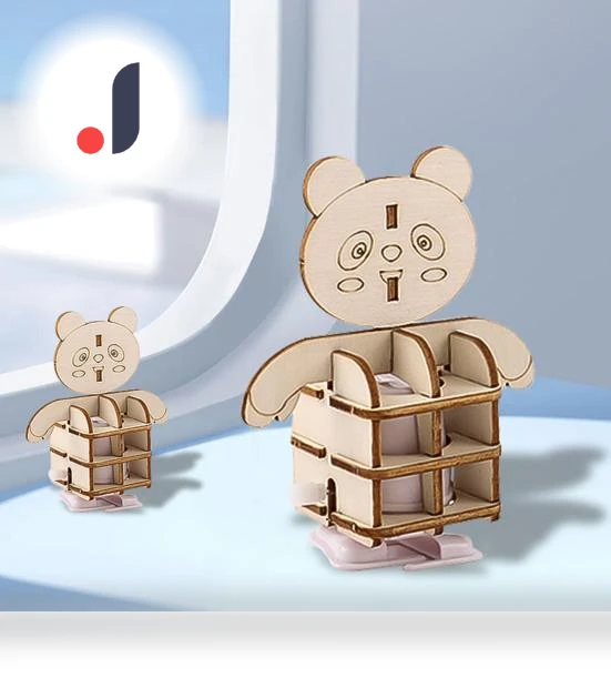 Walking Bear Robot STEM Kit — Construction Kits, yanhengcousm