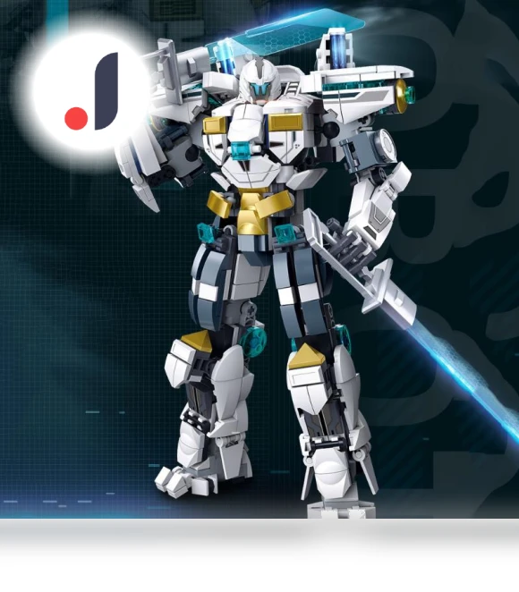 White Guardians Robots Warriors Building Blocks — Construction Kits, Xiaoluban