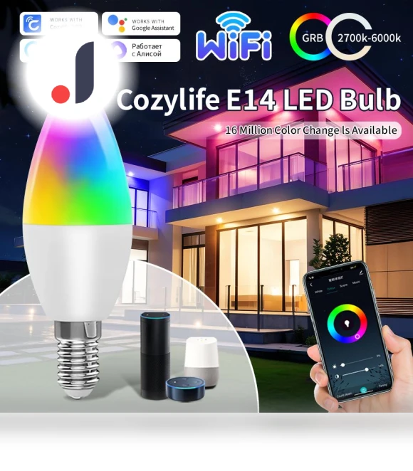 WiFi Smart Light Bulb — LED, BC Electrical Appliances