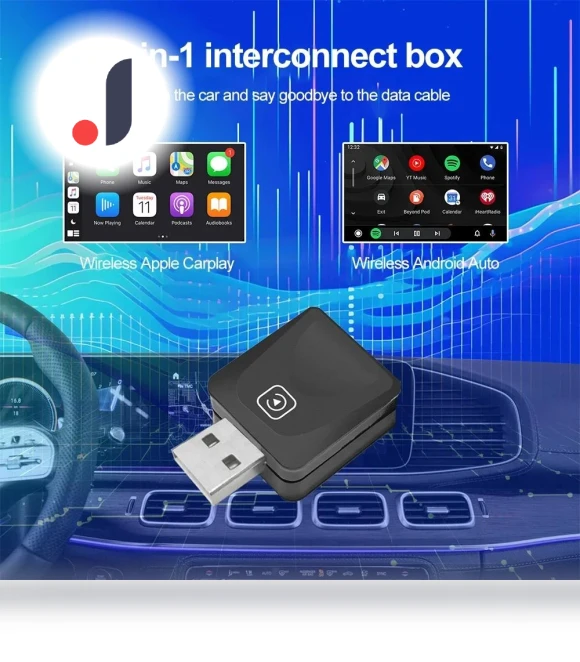 Wireless Carplay Adapter 2 in 1 Smart Mini BOX — Phone Accessories, HOME-Auto-001