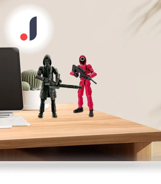 3D Printed Robot Figure with Movable Joints and Accessories — Heroic Collectibles, Home Textile Star