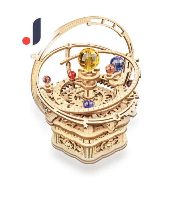 3D Wooden Puzzle Music Box — Educational, Robotime