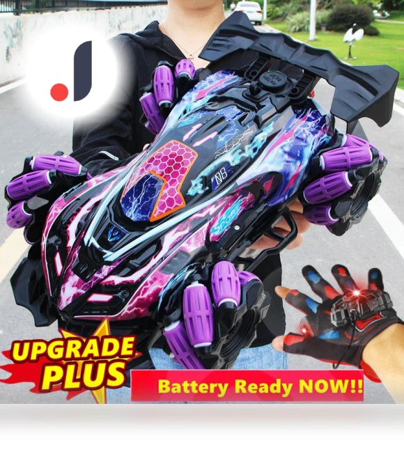 4WD Drift Car with Sprayer, Lights, Gesture Sensor — Toy Vehicles, LYZRC