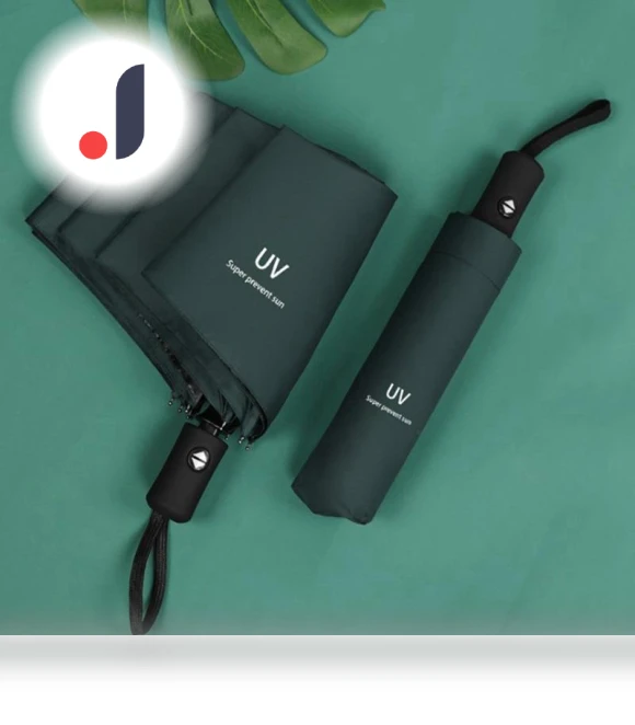 Automatic Folding Sun Umbrella — Folding, AI Supermarket