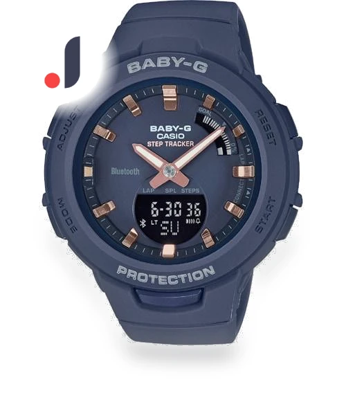 Baby-G BSA-B100-2AJF G-SQUAD Steptracker Bluetooth Watch — Smartwatches, Casio