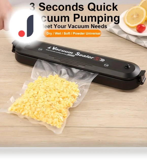 Compact Vacuum Food Sealer Machine with Automatic Sealing System — , Luminaire Lighting Mall