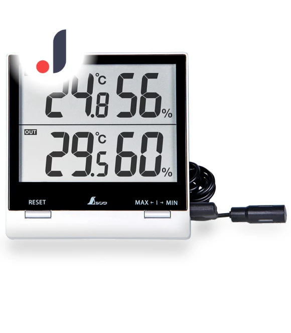 Digital Thermohygrometer with Waterproof External Sensor — Home Climate Control, MJ Select