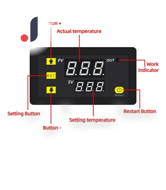 Digital Thermostat with LED Display — , Home Of Auto Parts
