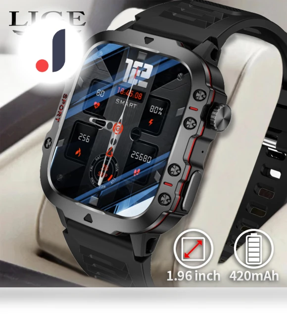 HD Square Screen Smart Watch — Smartwatches, LIGE