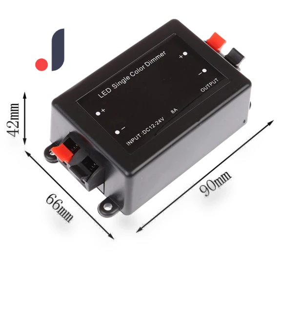 LED Wireless Dimmer Controller with RF Remote — Remote Controls, Seclusion Snow