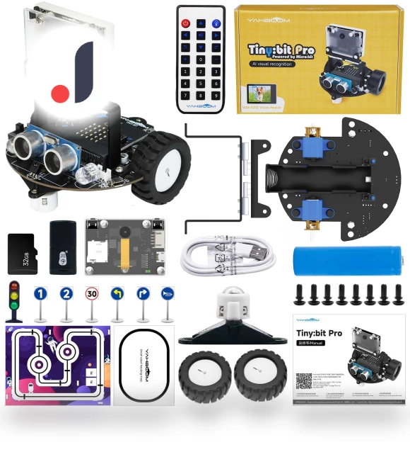 Microbit Programmable Robot — Construction Kits, Yahboom