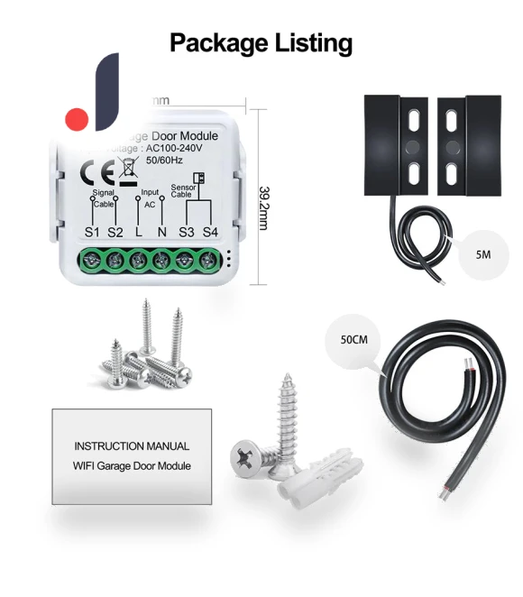 Smart WiFi Garage Door Controller Module — Smart Home Modules, Build My Home