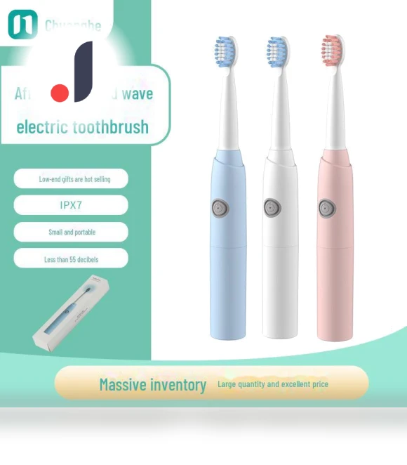 Waterproof Electric Toothbrush with Whitening Soft Bristles — Dental Hygiene Essentials, Dental Clinic