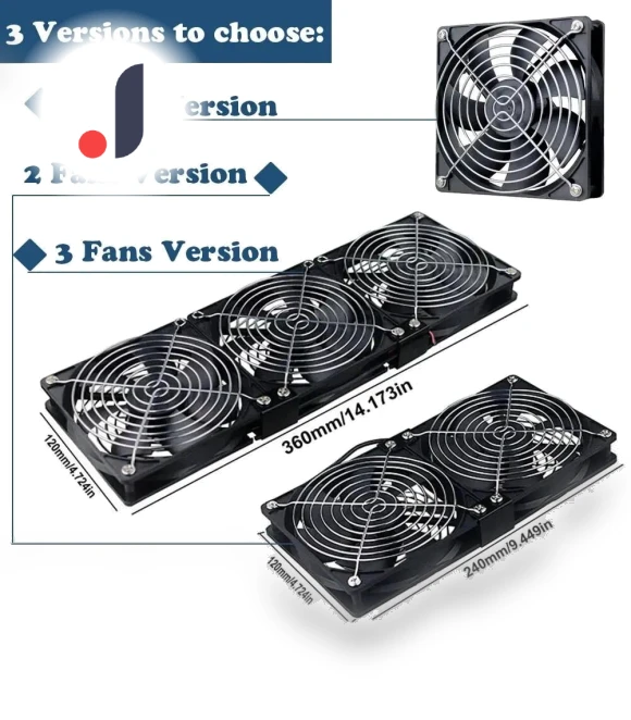 120mm Cooling Fan with Controller — Cooling Pads & Fans, HOME-Auto-001