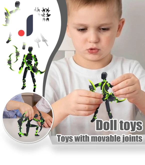 3D Printed Mobile Titan Robot Doll Set — Collectible Statues, Ren Peishi
