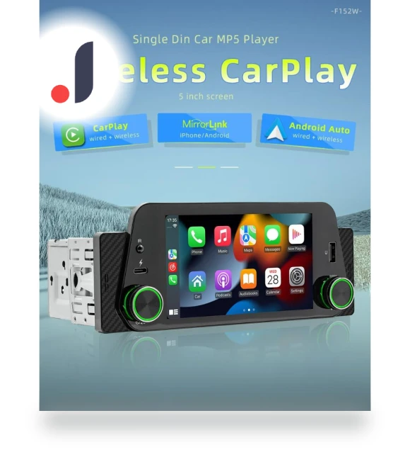 Car Multimedia Player with Carplay and Android Auto — Stereo Receivers, Reakosound