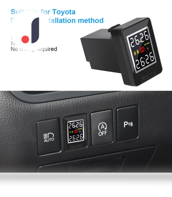 Car TPMS with Temperature Monitoring — TPMS Sensor Replacements, AINYSZIN Automotive Parts