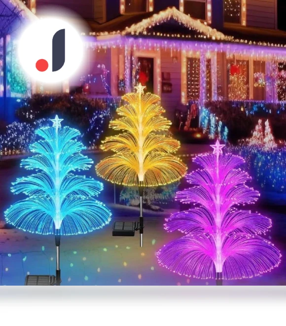 Colorful LED Jellyfish Solar Light — Garden Illumination, AI Market