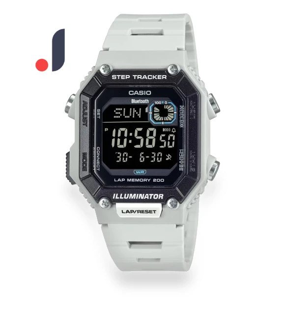 Digital Watch Mobile Link Bluetooth Equipped Step Tracker — Timepieces, Casio