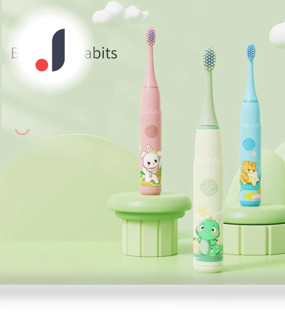 Electric Toothbrush with Cartoon Characters for Kids — Kids' Electric Toothbrushes, Light makeup