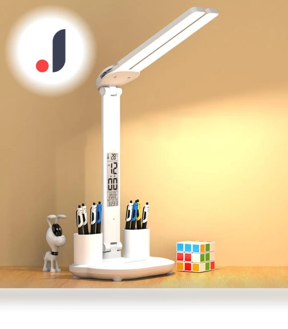 LED Desk Lamp with Adjustable Brightness — Study & Desk Lighting, SHIJIN Light
