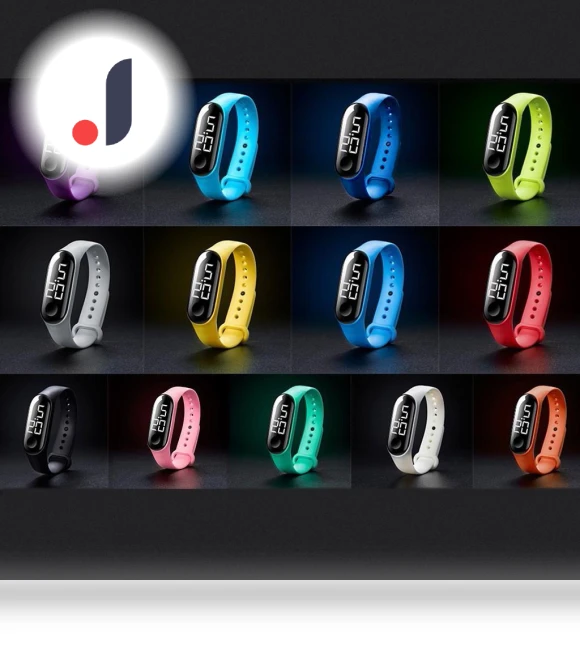 LED Electronic Sports Glow Touch Watch — Men's Timepieces, Dangerous