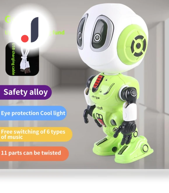 LED Flashing Robot Toy — Interactive Learning Devices, Turefans