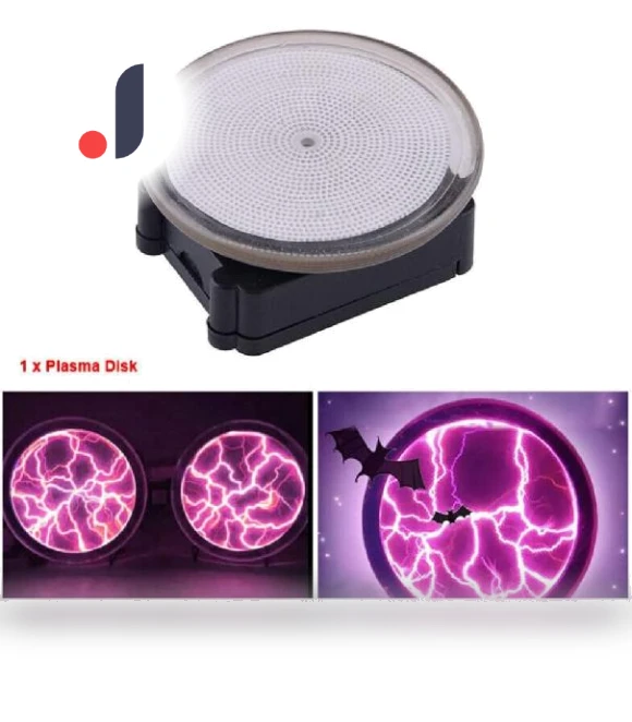 Miniature Pocket Plasma Disc with Touch Lighting — Sing-Along Systems