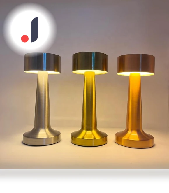 Modern Metal Touch Dimmer Night Light — Desk & Table Lighting, Zhou Yajin