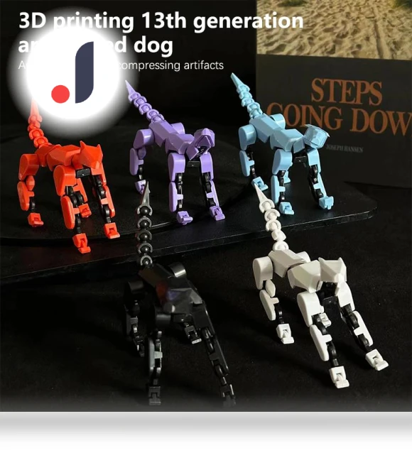 Movable Multi-Jointed Robot Dog — Educational, Pleasing