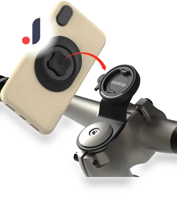 One Hand Easy Road Bike Smartphone Holder — Vehicle Phone Holders, Hidden Nest