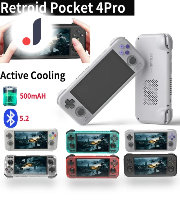 Pocket 4Pro Android Portable Gaming Console — Game Boy Advance Consoles, JOHO - CarGear