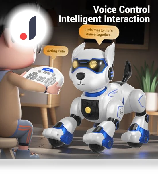 Robot Dog Toy — Interactive Figures & Robots, JJRC
