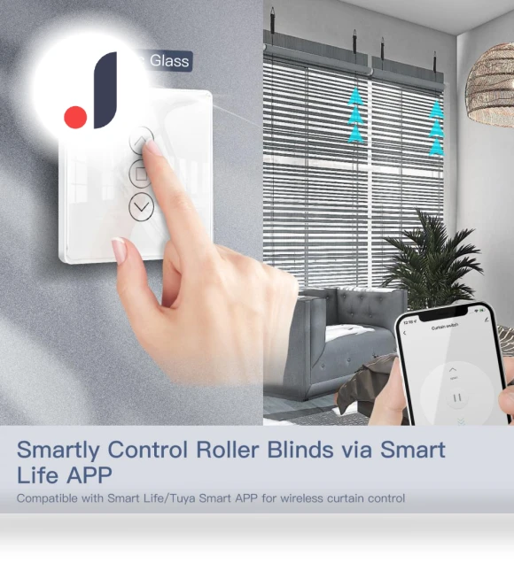 Smart Touch Curtain Switch — Smart Home Modules, HOME-Auto-001