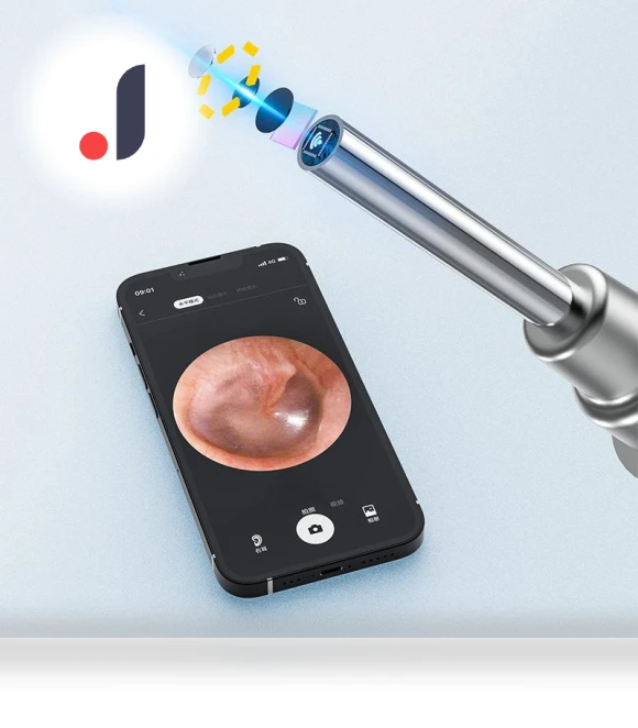 Smart Visual Ear Cleaner with LED Light — Syringes, idealife