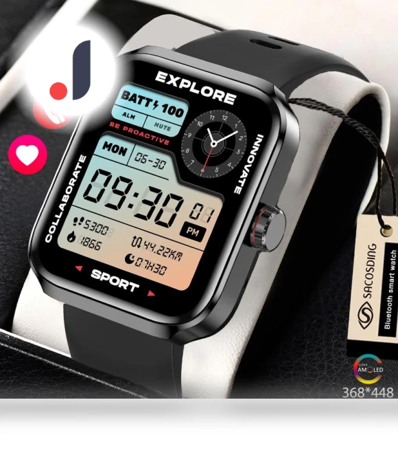 Smart Watch with 1.78 Inch Amoled Display — Smartwatches, SACOSDING