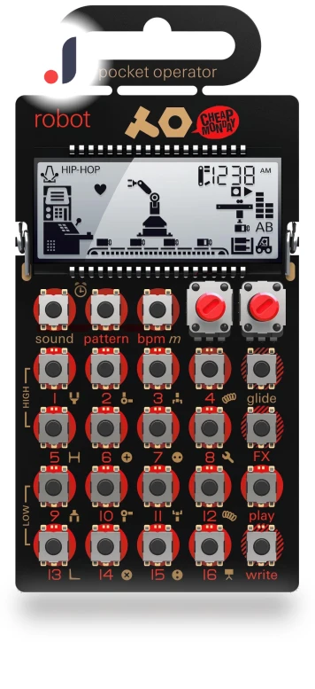 Teenage Engineering Pocket Operator 8-bit Robot Synthesizer — Tabletop Synths, MIYAKO DENKI