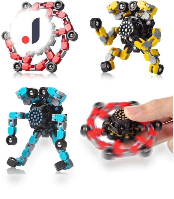 Transforming Spinner Robot Toy — Spinning Tops, fghrt