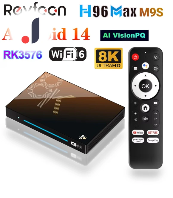 TV Box — Ultra HD Media Players, Blackin