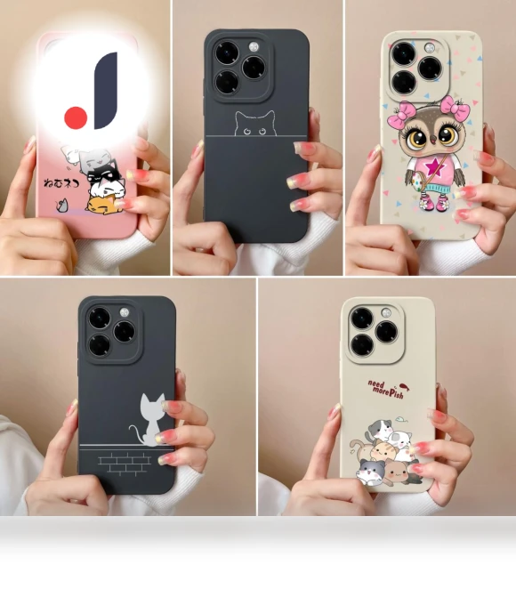 Ultra-Thin Protective Phone Case with Liquid Silicone Camera Cover — Basic Cases, New Style Case