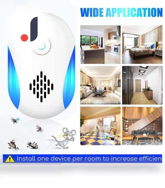 Ultrasonic Pest Repeller — Repellents, Live City Fashion Home Decor